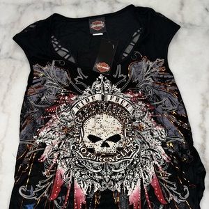Harley Davidson Bling Top